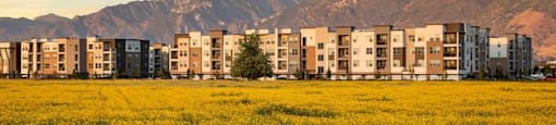 Evening View at Parc West Apartments, Draper, UT
