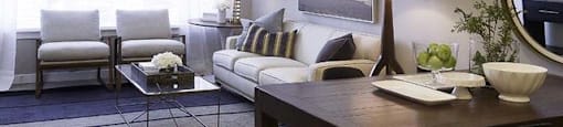Decorated Living Room With Natural Light at Parc West Apartments, Draper, Utah