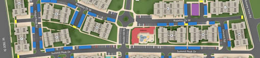 Property Map at San Moritz Apartments, Midvale, UT, 84047