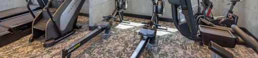 Row Machines in Fitness Center at San Moritz