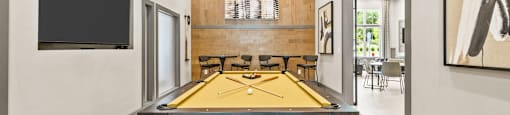 Langley Pointe Apartments | Billiards Room