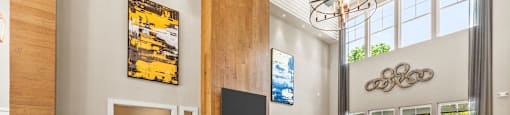 Langley Pointe Apartments | Clubhouse w/ Seating Area