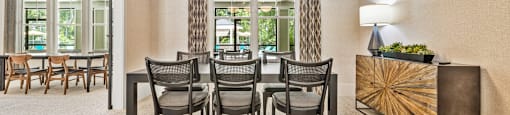 Langley Pointe Apartments | Clubhouse w/ Private Conference Room