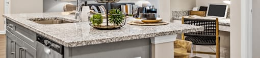 Langley Pointe Apartments | Island Kitchens & Granite Countertops