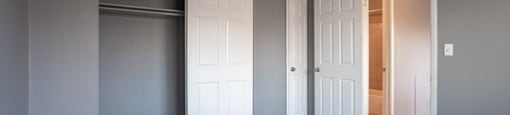 closet space at Nottingham Place in Cleveland