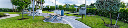Park with walkway at Portofino Vineyards, Fort Myers, 33967