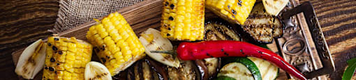 Vegetable Skewers Grilled to Perfection at Portofino Vineyards, Fort Myers Florida
