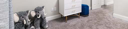 Decorated Living Space at Elite At Lakeview, College Park, GA