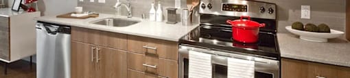 Fully Equipped Kitchen With Modern Appliances at Astro, Seattle, WA