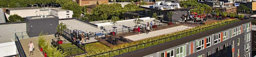 Aerial view of the property at Astro, Seattle