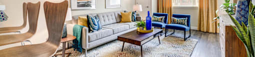 Modern Living Room at The Zeller, Utah, 84115