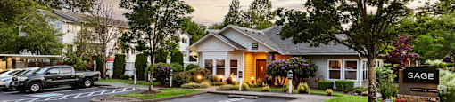 Exterior Landscape at Sage Apartments, Everett, 98204