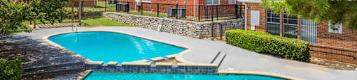 sparkling pools at Villas of Sorrento Apartments, Texas