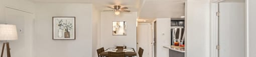living room with dinning room view at Azul Apartments, Hemet, CA, 92545