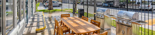 BBQ Grill Area at Azul Apartments, Hemet, California