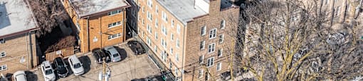 Aerial view at Evelyn Apartments, Illinois, 60304