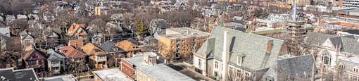Top view at Evelyn Apartments, Oak Park, IL, 60304