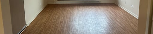 Room with a wooden floors and a window at The Countryside, Illinois, 60525?