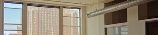 Window view at Boston Lofts, Wisconsin