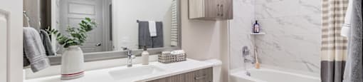 Luxurious Bathroom at Morea Apartments, Florida
