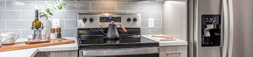 Stainless Steel Appliances at Morea Apartments, Pompano Beach, FL