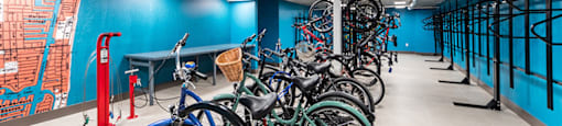 Bike Storage at Morea Apartments, Pompano Beach, Florida