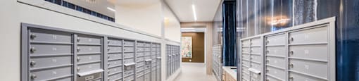 Mail Room at Morea Apartments, Pompano Beach