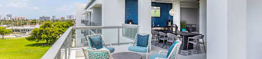 Rooftop Lounge at Morea Apartments, Florida
