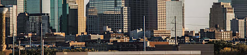 the skyline of the city