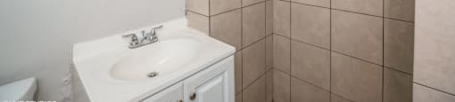Bathroom with a large shower 1170 N Logan St in Denver, CO
