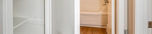Linen closet at 1303 Columbine in Denver, CO