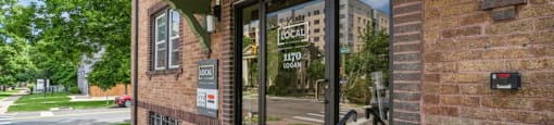 Entry into our building 1170 N Logan St in Denver, CO