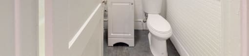 White and Bright Bathroom 1170 N Logan St in Denver, CO