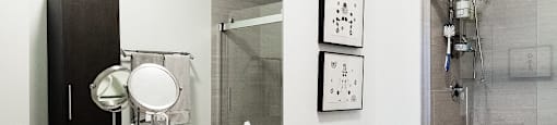 Gorgeous bathroom at Broadway Place