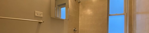 Bathroom with full size tub - Charlie Chaplin One Bedroom