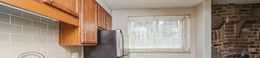 Galley style kitchen