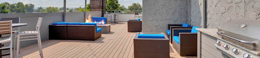 Community grill at 136 S. Penn