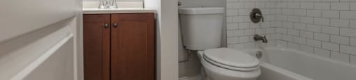 Bathroom two with vanity storage