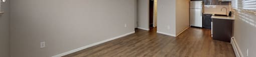 Open Living Area at 1444 Saint Paul St in Denver, CO