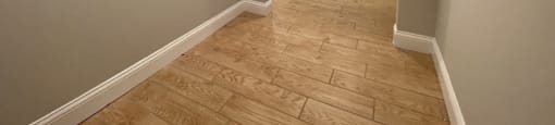 Nice paint color and upgraded flooring