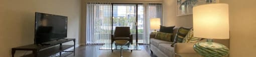 Balcony off the living room
