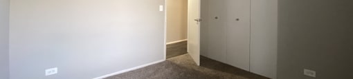 Second bedroom with a nice size closet
