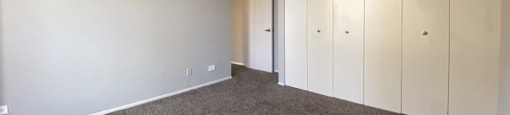 Large closets in the bedroom