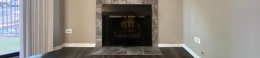 Fireplace in living room