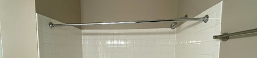 Ceramic White Tile in Shower