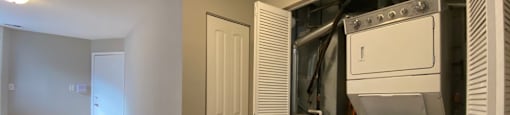 Stackable washer and dryer - 1 Bedroom