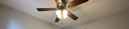 Bedroom with a ceiling fan - 1 Bedroom