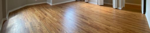 Large bedroom with rich wood flooring and two closets - 2 Bedroom