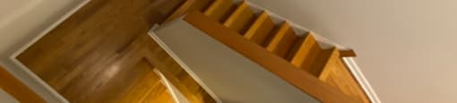 Staircase looking down to bottom floor - 3 Bedroom 2 Bath
