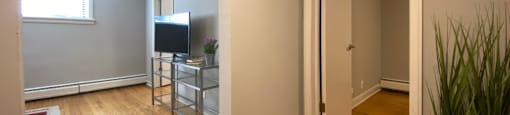 Hallway leading into the living room